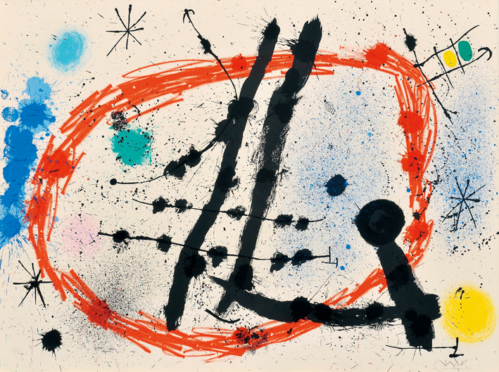  胡安·米罗 Joan Miró ——小人水墨画环艺术